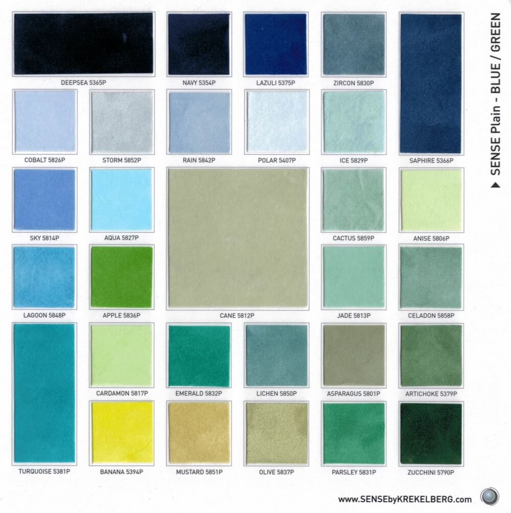 Sense plain blue green blue green colours