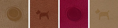flock leather book binding cloth