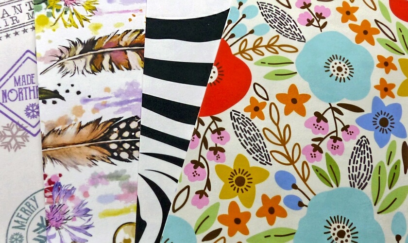 print flock soft touch paper
